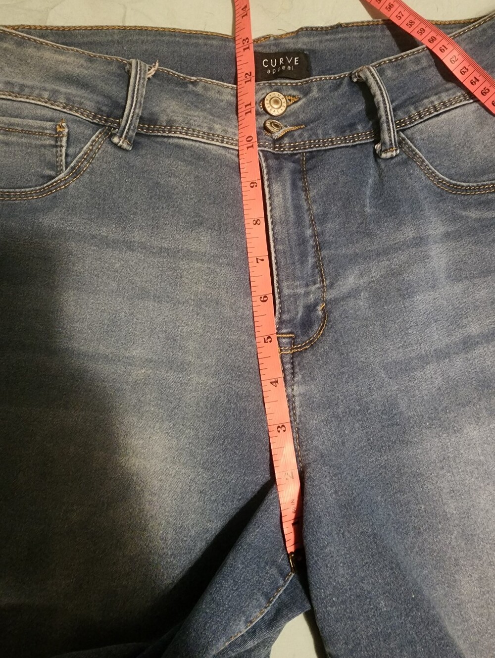 Super Stetchy Jean Shorts By Curve Appeal - Picture 5 of 8